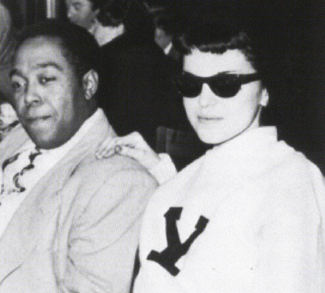 Charlie Parker with his wife Chan Parker
