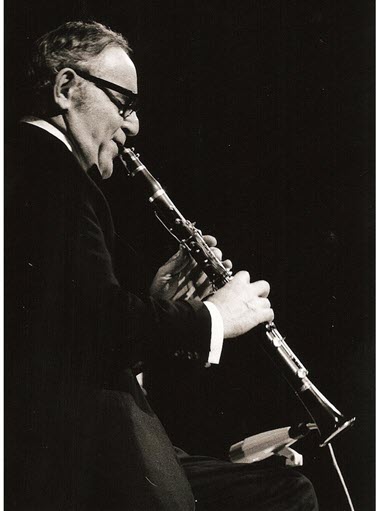 Benny Goodman during his Germany concert
