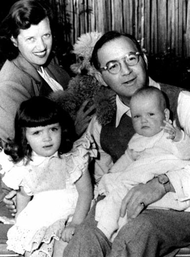 Benny Goodman with his family