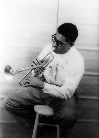 Gillespie performing in 1955